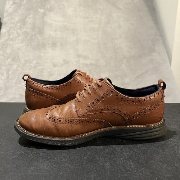 Cole Haan Grand Evolution Shortwing Shoes Mens 8.5 C26385 Brown Dress OS Leather main image 10